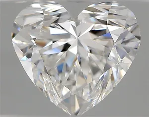 0.9ct HEART F VS1 Natural diamond