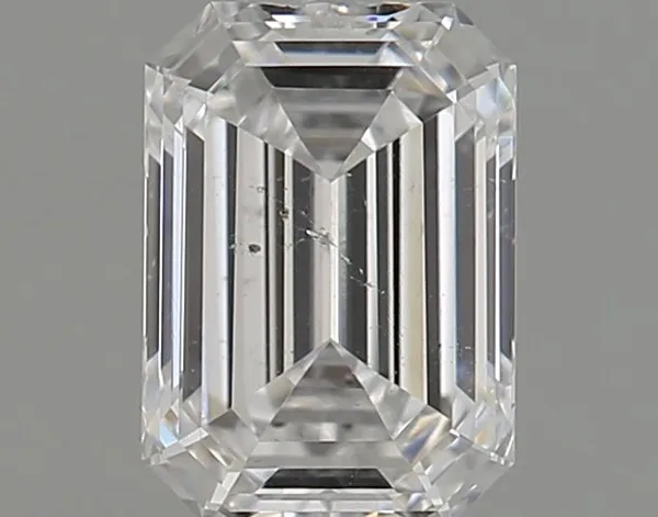 0.38ct EMERALD D SI2 Natural diamond