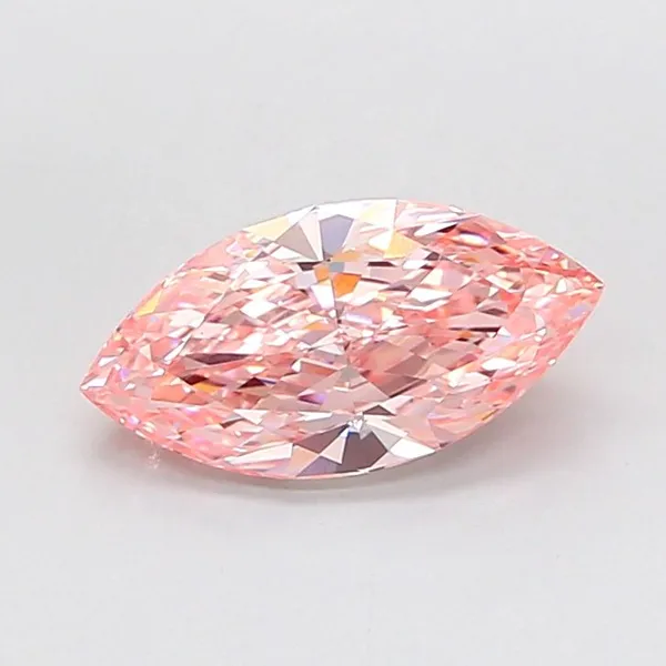 2.02ct MARQUISE Fancy Intense Pink VS1 Coloured Lab diamond