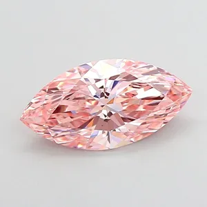 1.01ct MARQUISE Fancy Intense Pink VS1 Coloured Lab diamond
