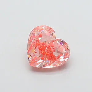 1.2ct HEART Fancy Vivid Pink VS2 Coloured Lab diamond