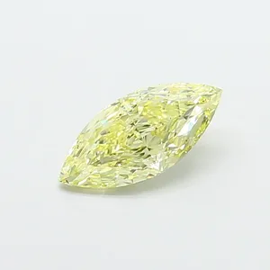 1.07ct MARQUISE Fancy Yellow VS2 Coloured Lab diamond