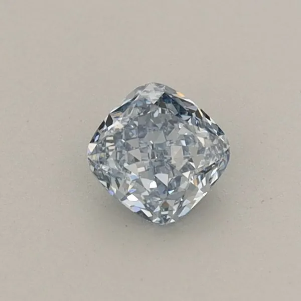 0.33ct CUSHION Fancy Intense Blue VS1 Coloured Lab diamond