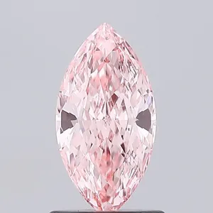1.03ct MARQUISE Fancy Vivid Pink VVS2 Coloured Lab diamond