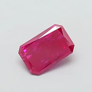 0.72ct RADIANT Fancy Vivid Pink VS1 Coloured Lab diamond