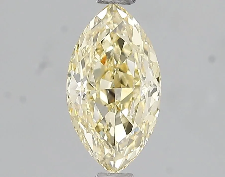 1.09ct MARQUISE Fancy Yellow VS1 Coloured Lab diamond