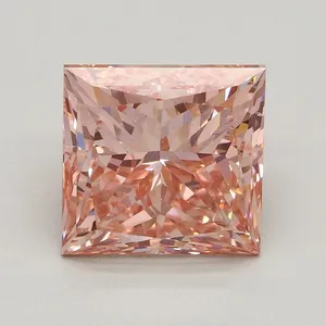 3.06ct PRINCESS Fancy Intense Pink VS2 Coloured Lab diamond