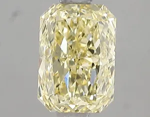 1.03ct RADIANT Fancy Intense Yellow VS2 Coloured Lab diamond