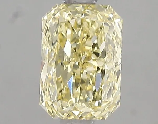 1.03ct RADIANT Fancy Intense Yellow VS2 Coloured Lab diamond