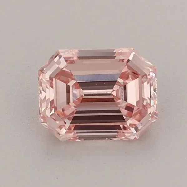 1ct EMERALD Fancy Intense Pink VS1 Coloured Lab diamond