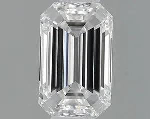 0.48ct EMERALD D VVS1 Natural diamond