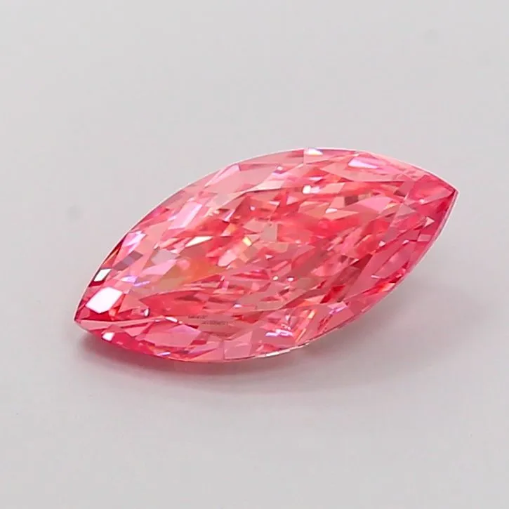 2.20ct MARQUISE Fancy Vivid Pink VVS2 Coloured Lab diamond