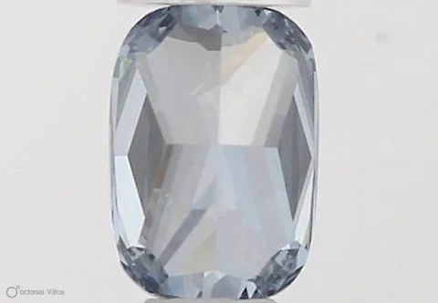 0.33ct CUSHION Fancy Vivid Blue VVS2 Coloured Lab diamond