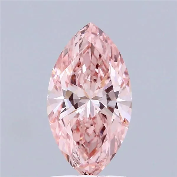 1.57ct MARQUISE Fancy Vivid Pink VS1 Coloured Lab diamond