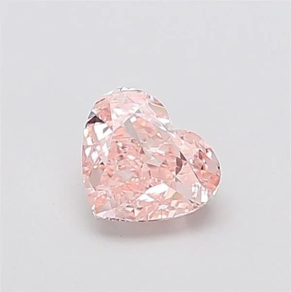 1.09ct HEART Fancy Intense Pink VVS2 Coloured Lab diamond