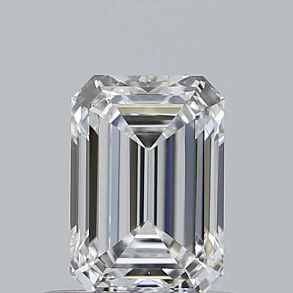 0.59ct EMERALD D IF Lab diamond