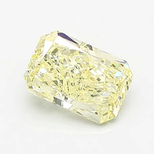 1.02ct RADIANT Fancy Light Yellow VS2 Coloured Lab diamond