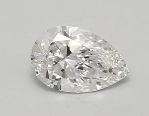 0.87ct PEAR D VVS2 Lab diamond
