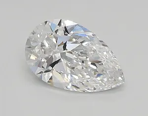 0.89ct PEAR D VVS1 Lab diamond