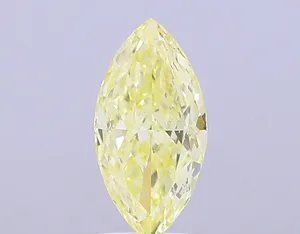 1.02ct MARQUISE Fancy Yellow VS2 Coloured Lab diamond