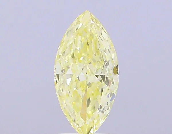 1.02ct MARQUISE Fancy Yellow VS2 Coloured Lab diamond