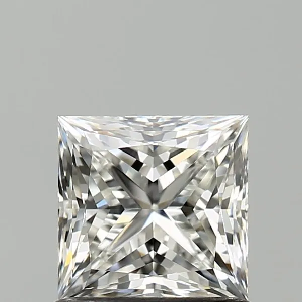 0.91ct PRINCESS H VVS2 Natural diamond
