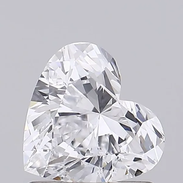1ct HEART D VVS2 Lab diamond