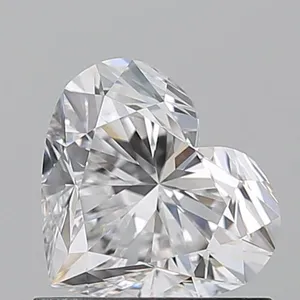0.9ct HEART D VVS1 Natural diamond