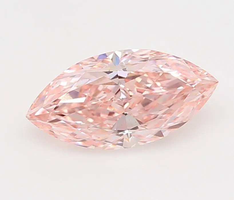 2.05ct MARQUISE Fancy Vivid Pink VVS2 Coloured Lab diamond