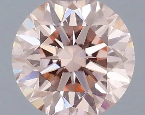 0.36ct ROUND Fancy Intense Pink VVS2 Coloured Lab diamond