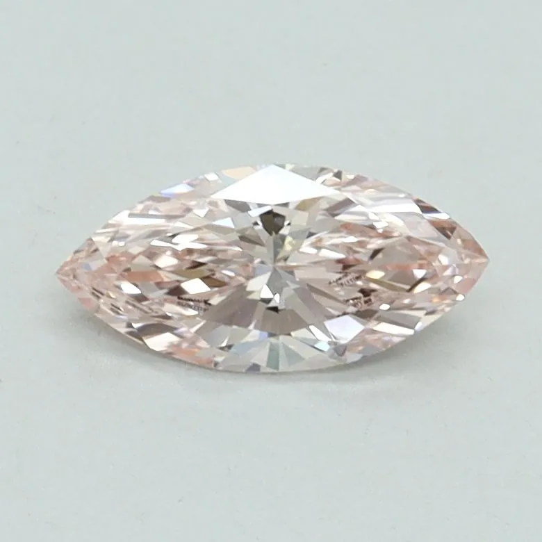 0.50ct MARQUISE Fancy Intense Pink VS1 Coloured Lab diamond