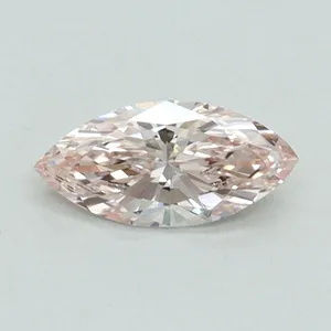 0.5ct MARQUISE Fancy Intense Pink VS1 Coloured Lab diamond