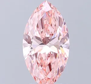 2.35ct MARQUISE Fancy Intense Pink VS1 Coloured Lab diamond