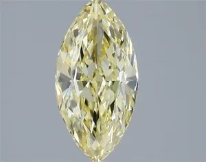 2.04ct MARQUISE Fancy Intense Yellow VS1 Coloured Lab diamond