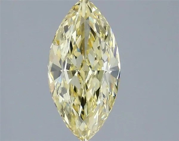 2.04ct MARQUISE Fancy Intense Yellow VS1 Coloured Lab diamond
