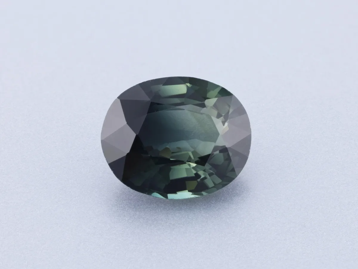 1.1ct Grey Tourmaline, Oval gemstone