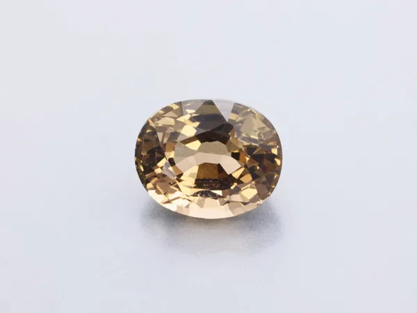 0.95ct Orange Tourmaline, Oval cut gemstone