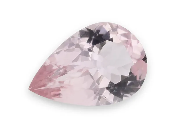 2.5ct Pink Morganite, Pear Shape cut gemstone
