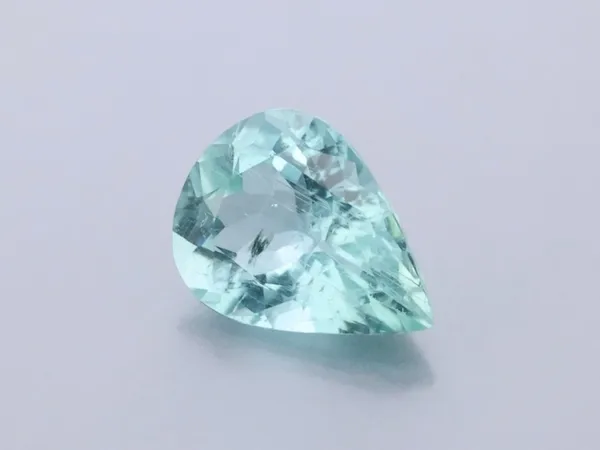 0.93ct Parti Tourmaline, Pear Shape cut gemstone