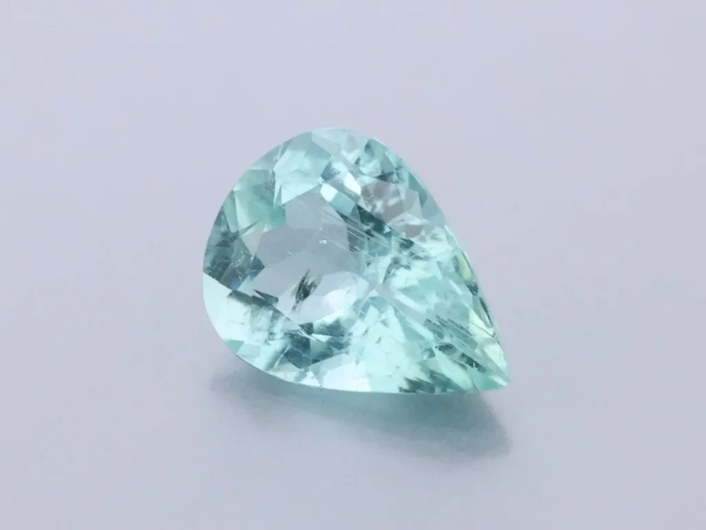0.93ct Parti Tourmaline, Pear Shape gemstone