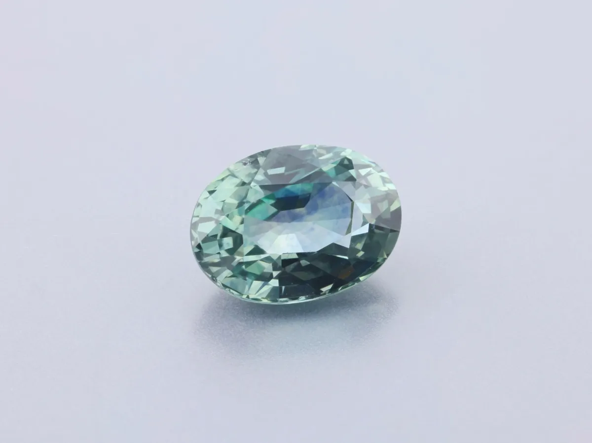 1.2ct Parti Sapphire, Oval gemstone