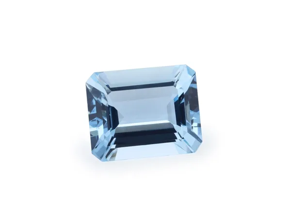 2.94ct Blue Aquamarine, Emerald Cut gemstone