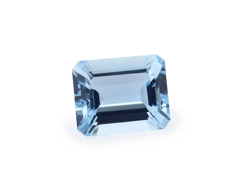 2.94ct Blue Aquamarine, Emerald Cut gemstone