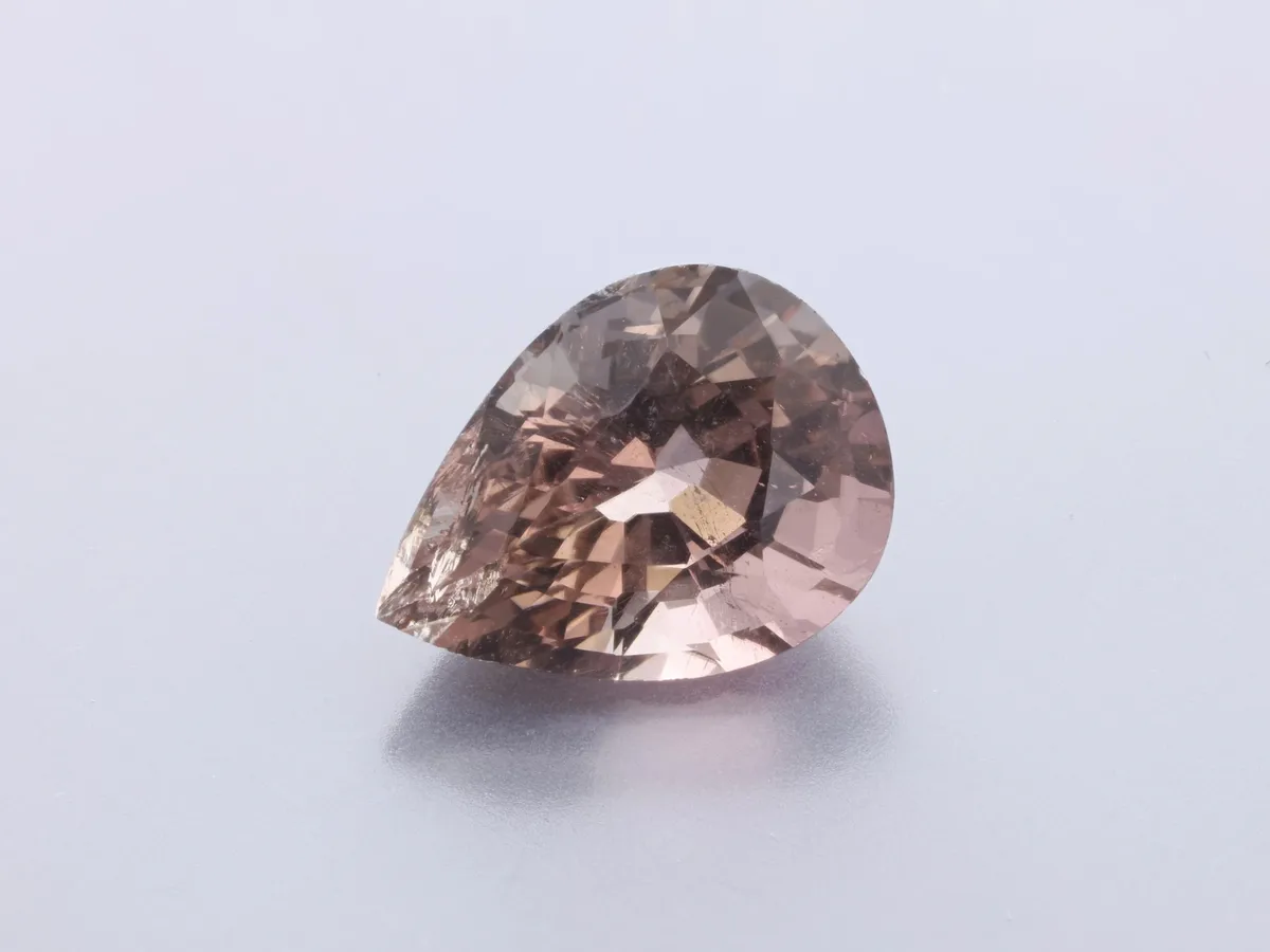 1.43ct Parti Tourmaline, Pear Shape gemstone