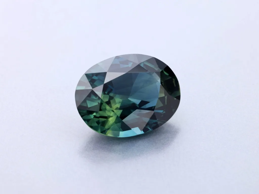 1.49ct Parti Sapphire, Oval gemstone