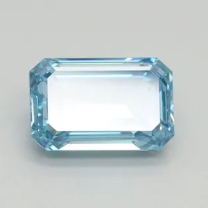 1.03ct EMERALD Fancy Intense Blue VS1 Coloured Lab diamond