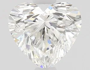 0.71ct HEART F VVS2 Natural diamond