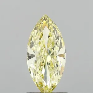1.06ct MARQUISE Fancy Yellow VVS2 Coloured Lab diamond