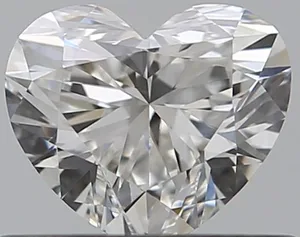 0.42ct HEART G VVS2 Natural diamond