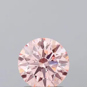 1.02ct ROUND Fancy Intense Pink VS2 Coloured Lab diamond